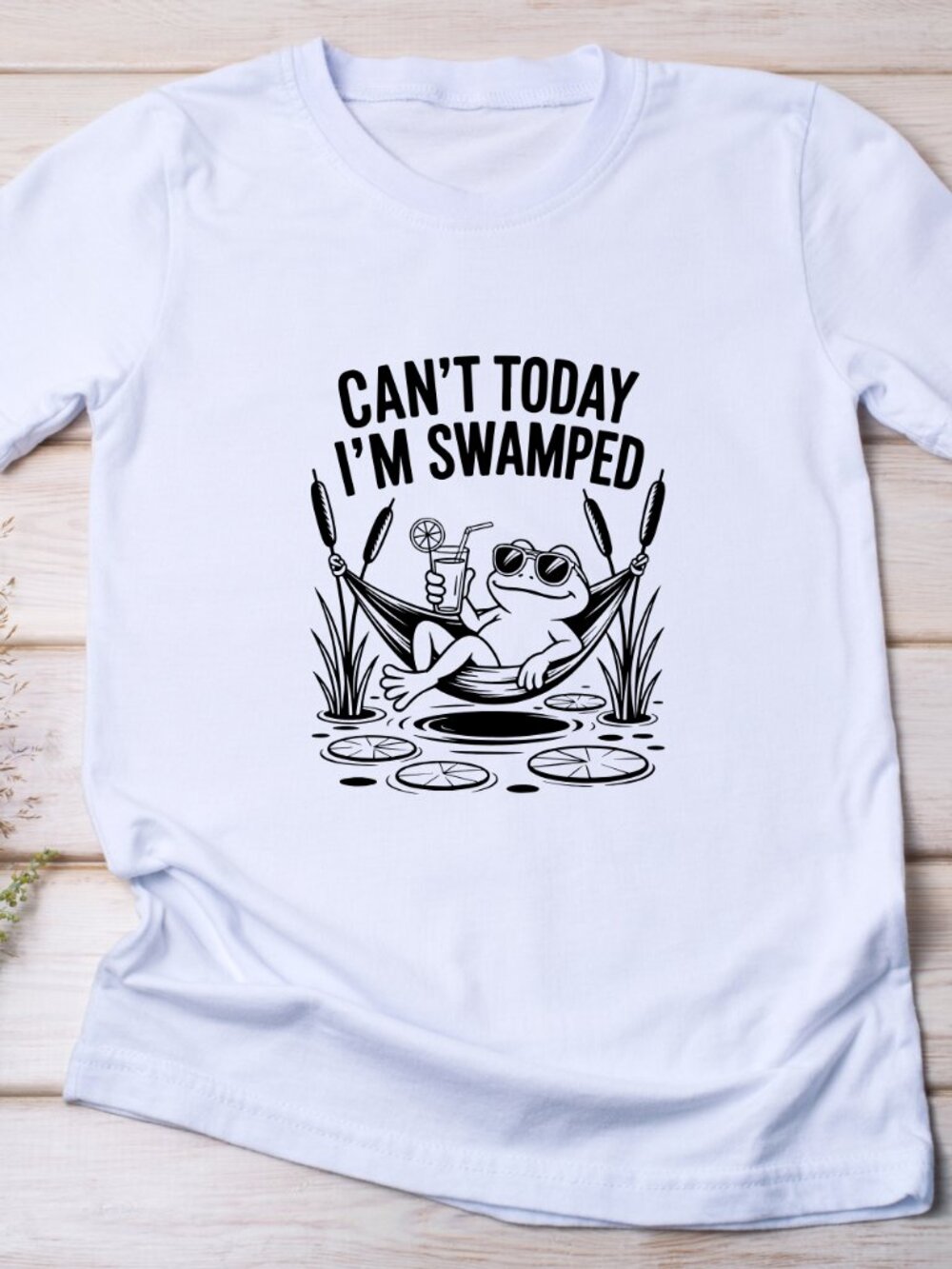 I'm Swamped Handmade Tee